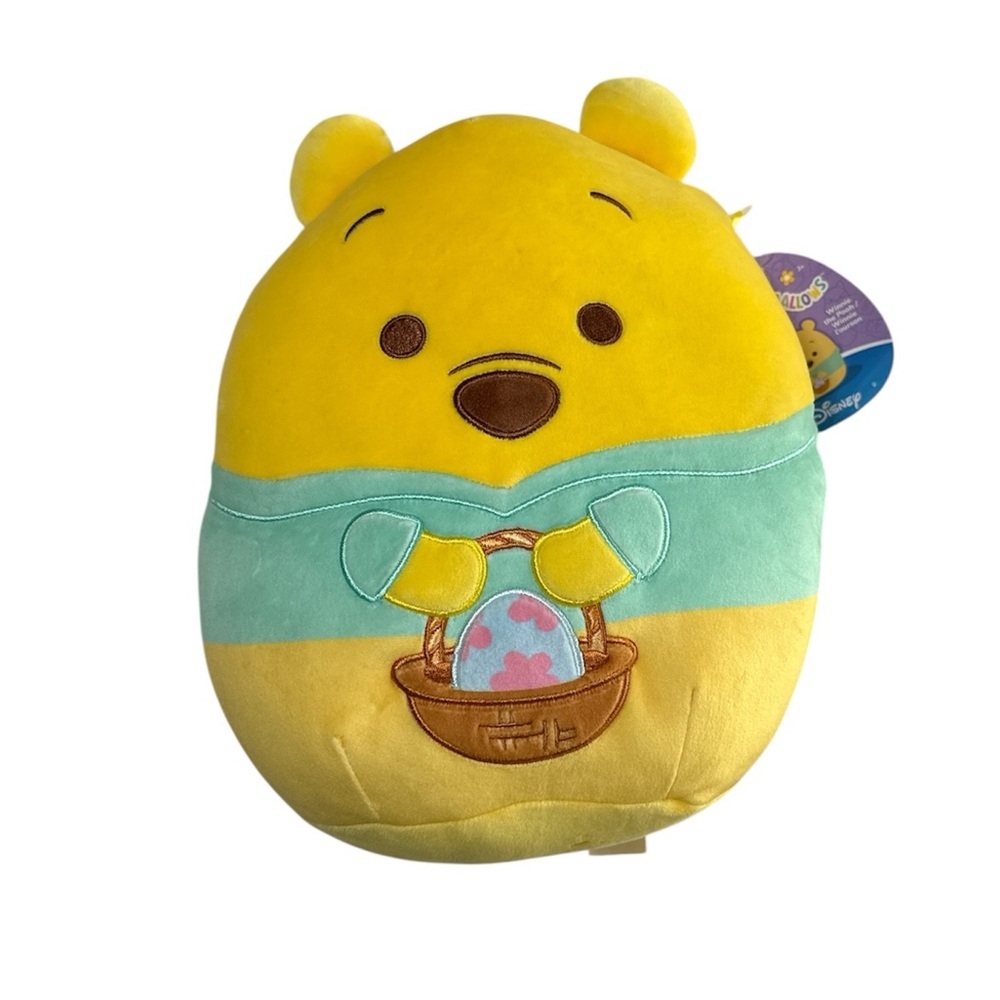 Disney Yellow and Teal Winnie the Pooh Plush